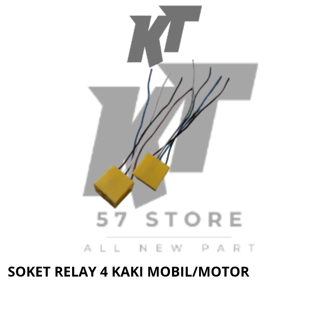 SOKET RELAY 4 KAKI MOBIL/MOTOR