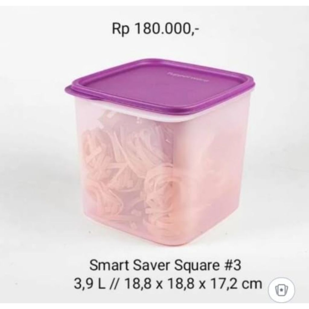 Promo Tupperware tempat kerupuk Ungu 3,9 liter