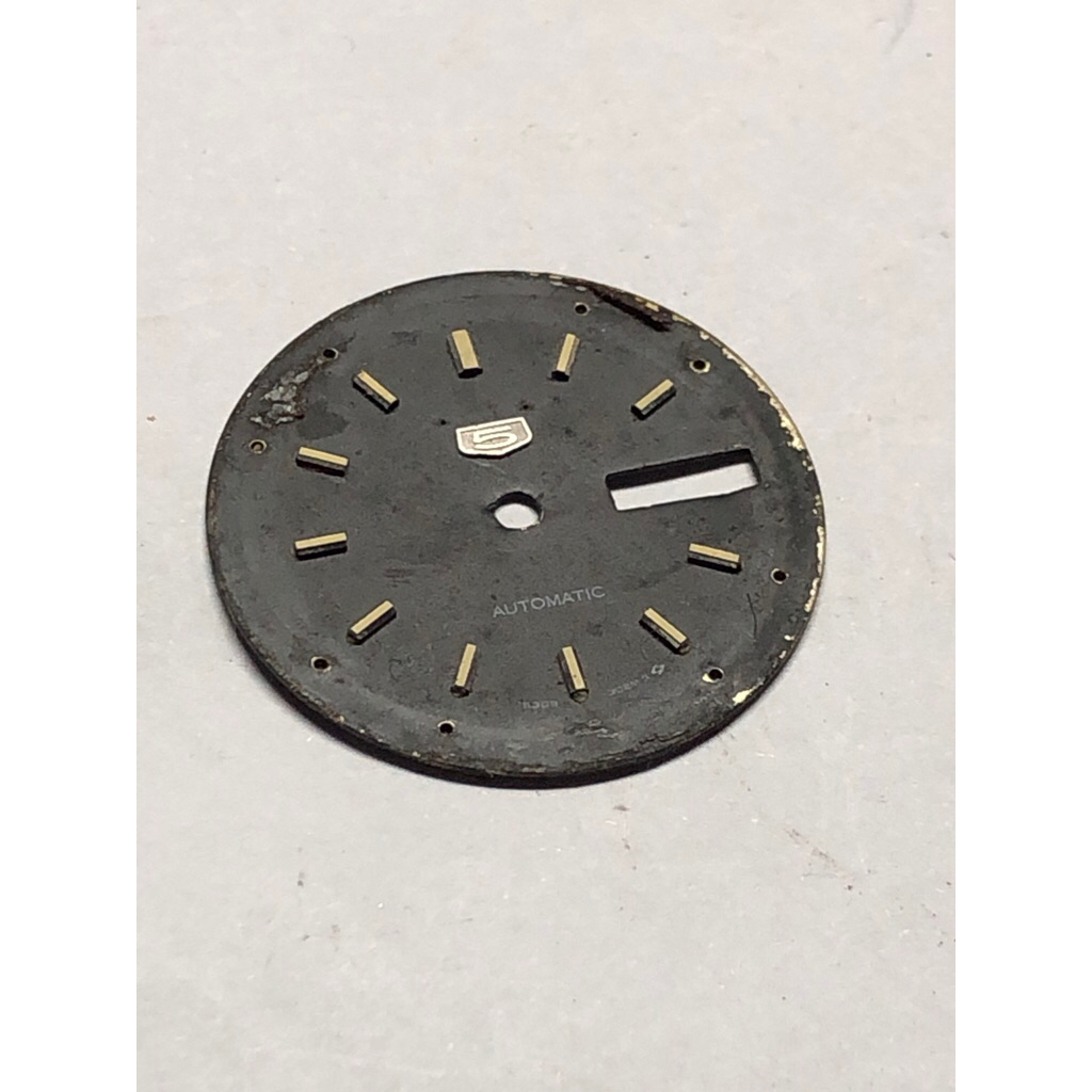 dial seiko 5 vintage ori sesuai foto dial hitam