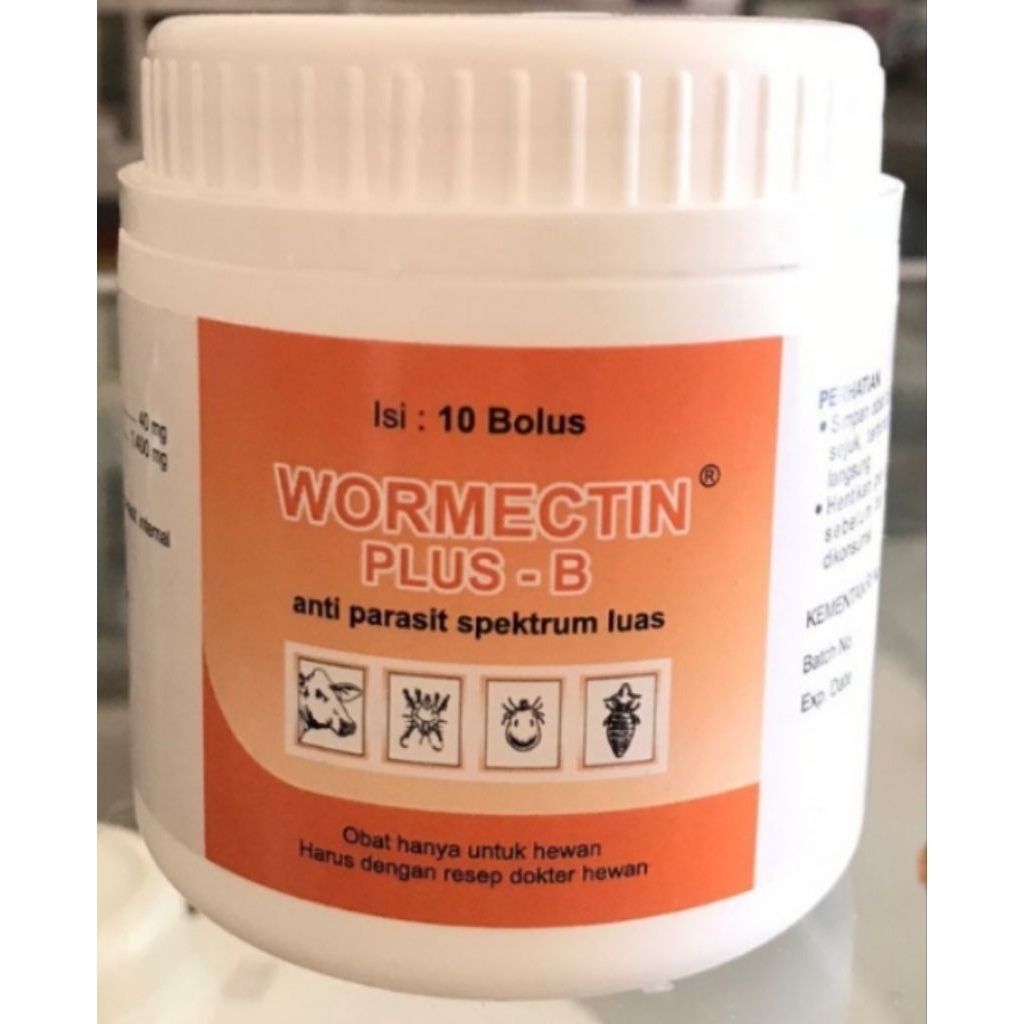 Wormectin plus b obat untuk kambing sapi