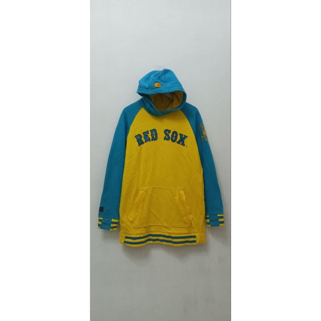 HOODIE MAJOR LEAGUE BASEBALL RED SOX TWO TONE