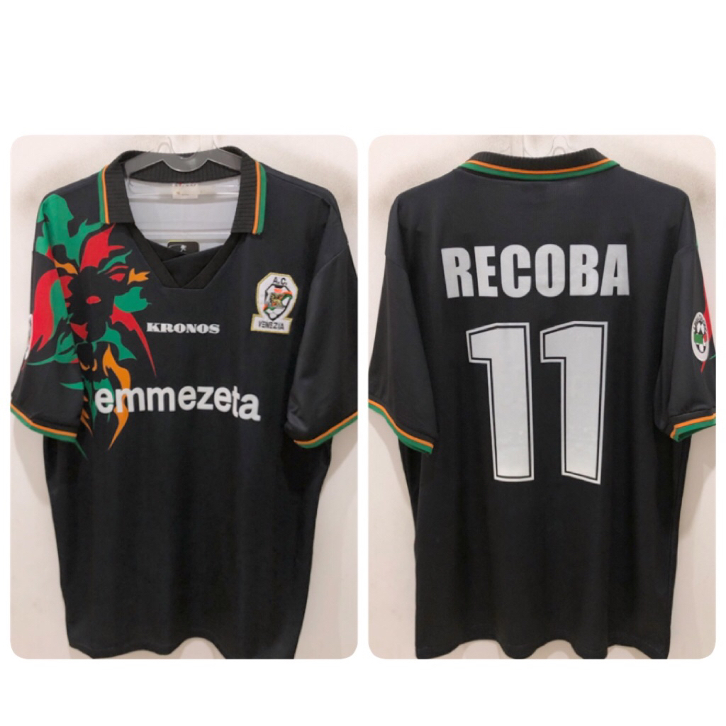 JERSEY RETRO - VENEZIA HOME 1998-1999 name player Recoba + Patch Lega Calcio