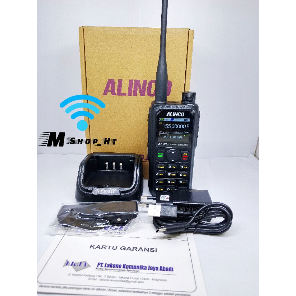HT Alinco DJ w 70 Dual band 10 Watt original