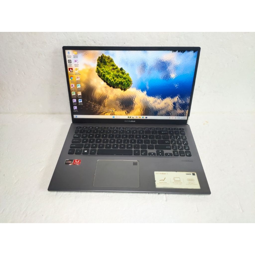B535 Laptop Asus vivobook 15-F512D X512DA amd ryzen 5-3500U 8cpu Ram 8GB ssd 256GB keyboard backligh