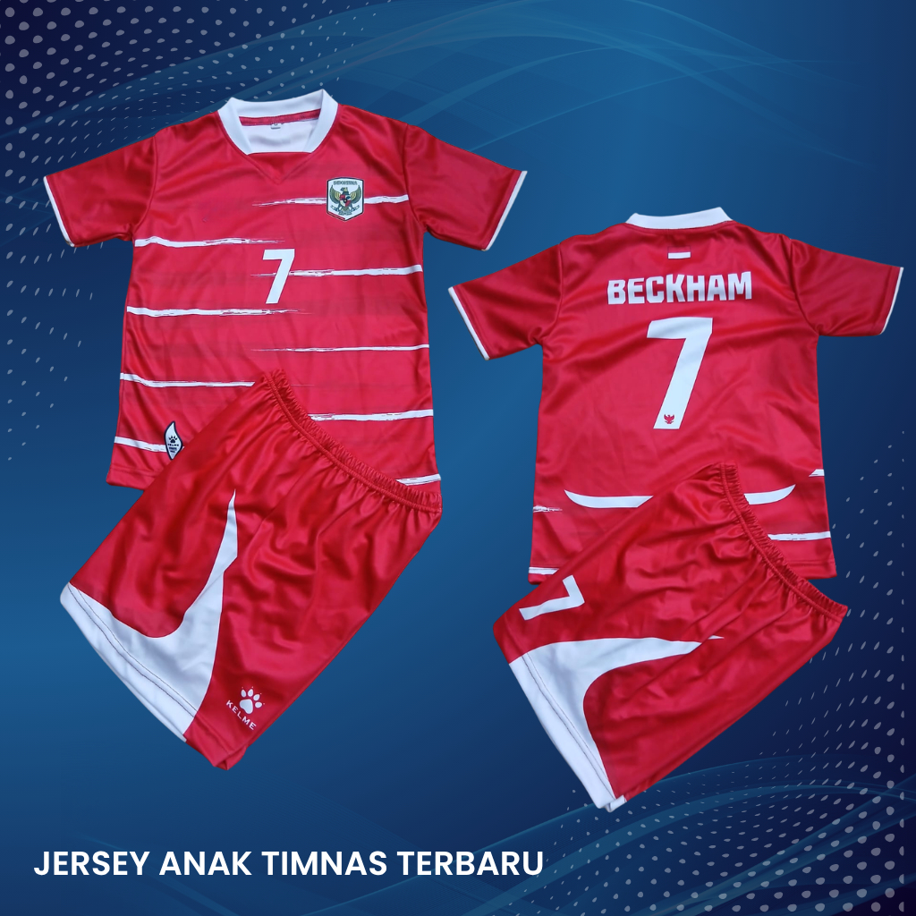 Jersey Timnas Anak Indonesia 2026 Terbaru - Baju Bola Anak - Baju Bola Anak Timnas Indonesia - Baju 