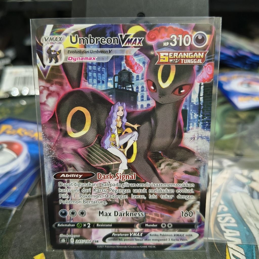 Pokemon TCG Indonesia Umbreon Vmax CSR
