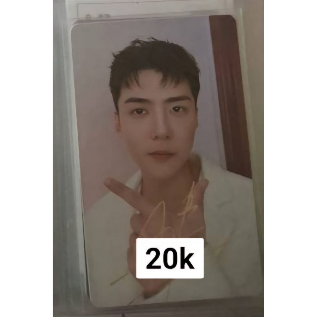 Photocard PC EXO Sehun Spotlight Sense Magazine
