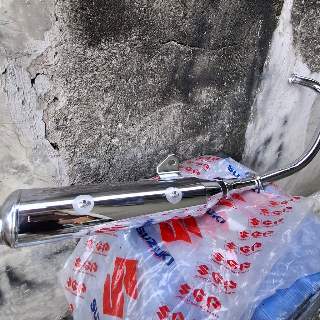 Knalpot thunder 125 old standar baru original sgp