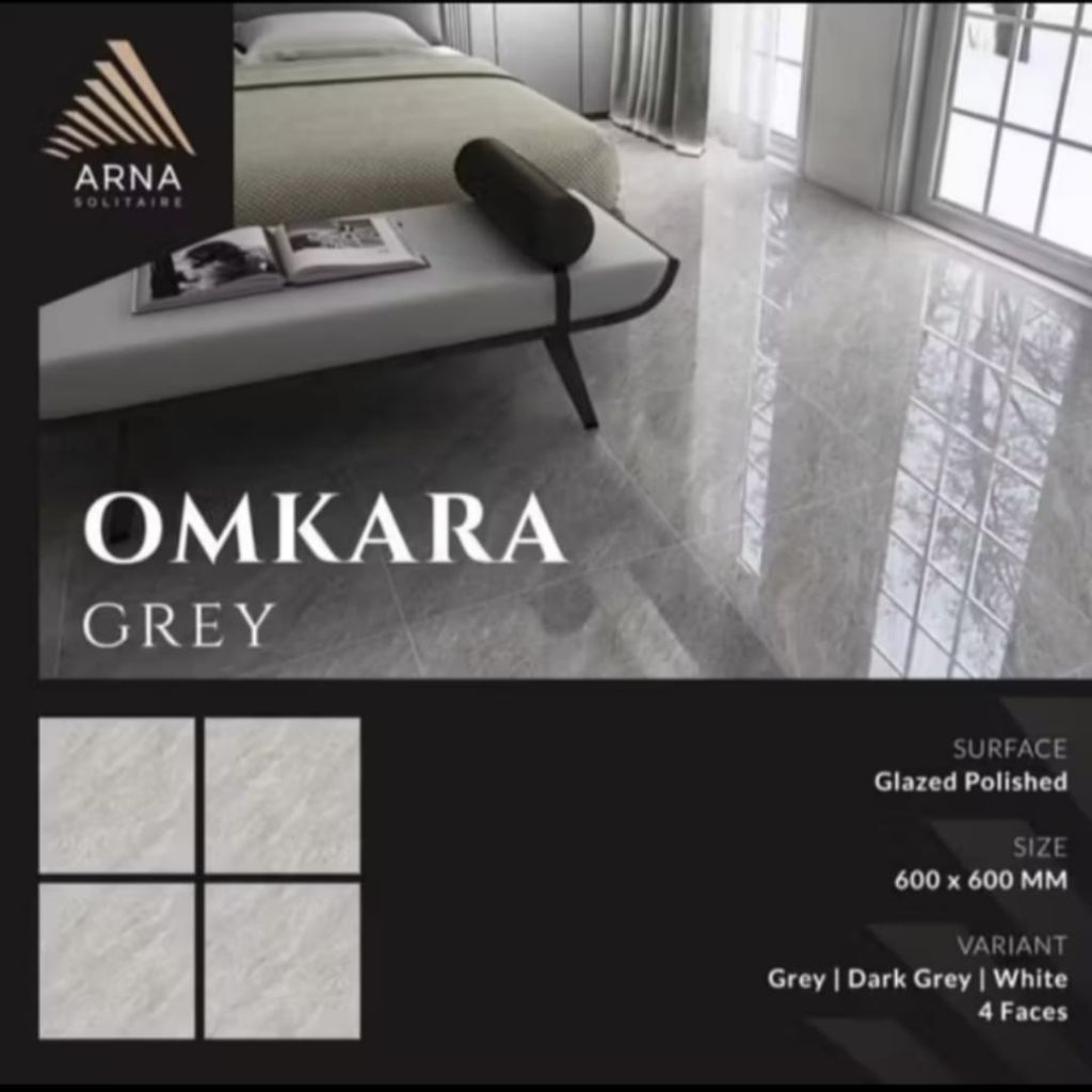 arna granite omkara grey 60x60 glosy