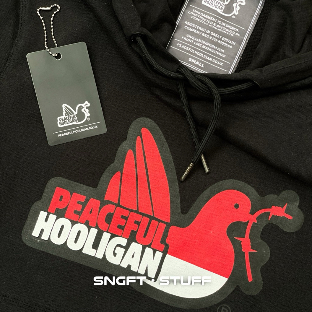 Peaceful Hooligan Indonesian Dove Hoodie Black Exclusive