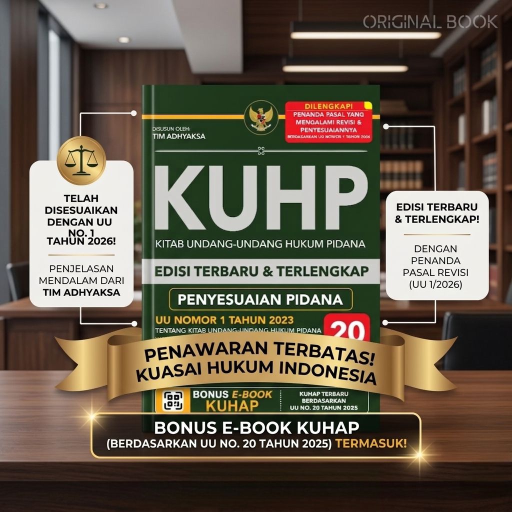 Buku KUHP Edisi Terbaru 2026