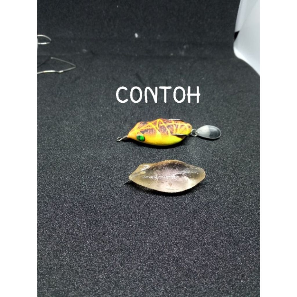 molding soft frog 4cm / cetakan softfrog