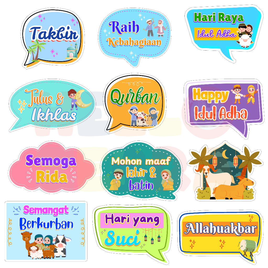 Properti Photobooth IDUL ADHA | Props Photobooth IDUL ADHA | Prop Photobooth IDUL ADHA | Properti Fo