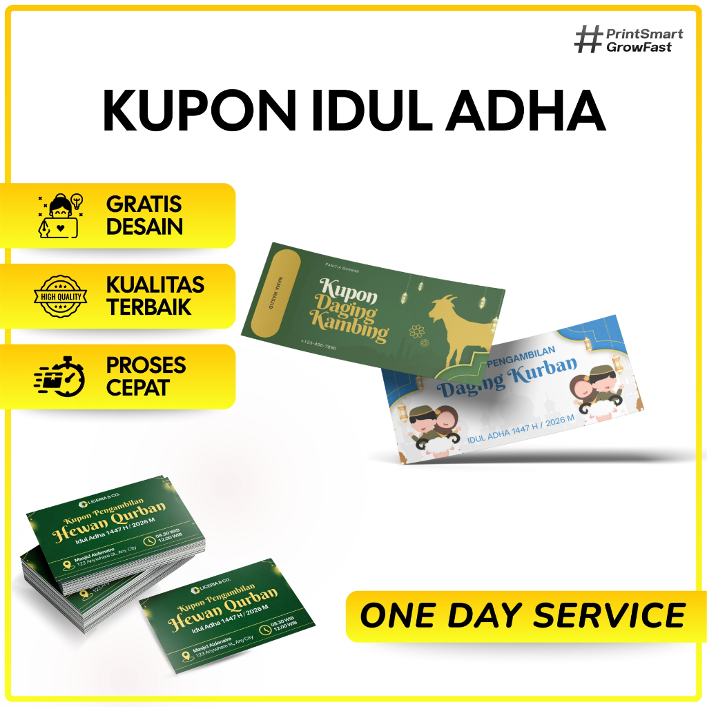Cetak Kupon Idul Adha Pengambilan Daging Kurban