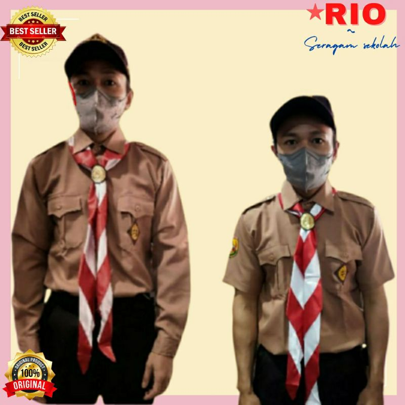 BAJU PRAMUKA GURU PEMBINA PUTRA BAHAN  RAFILLO GABARDIN