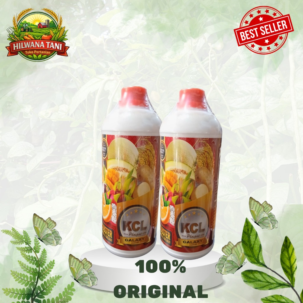 Pupuk Nutrisi KCL PHOSPAT 45% 1 Liter galaxy Boster Umbi & Buah Bawang Jagung Padi Cabe Durian