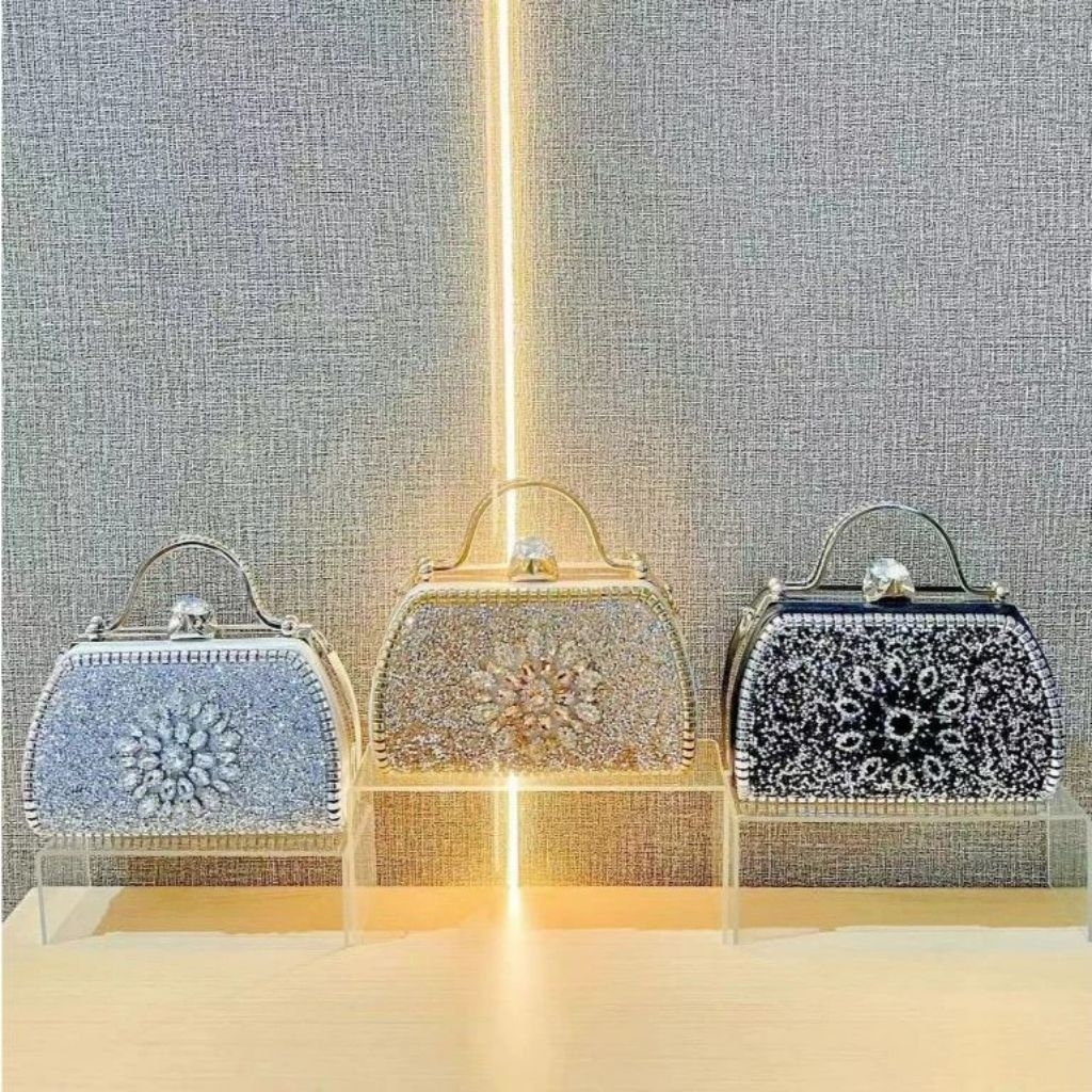 911, Tas Pesta Wanita Clutch elizabeth- Desain Elegan, mewah, nyaman dipakai, Pilihan Warna Menarik