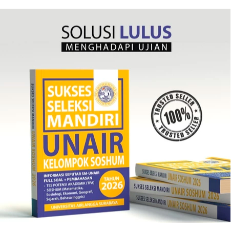 Buku Tes Mandiri - Sukses Seleksi Mandiri UNAIR SOSHUM 2026 - Buku Tes Masuk Unair