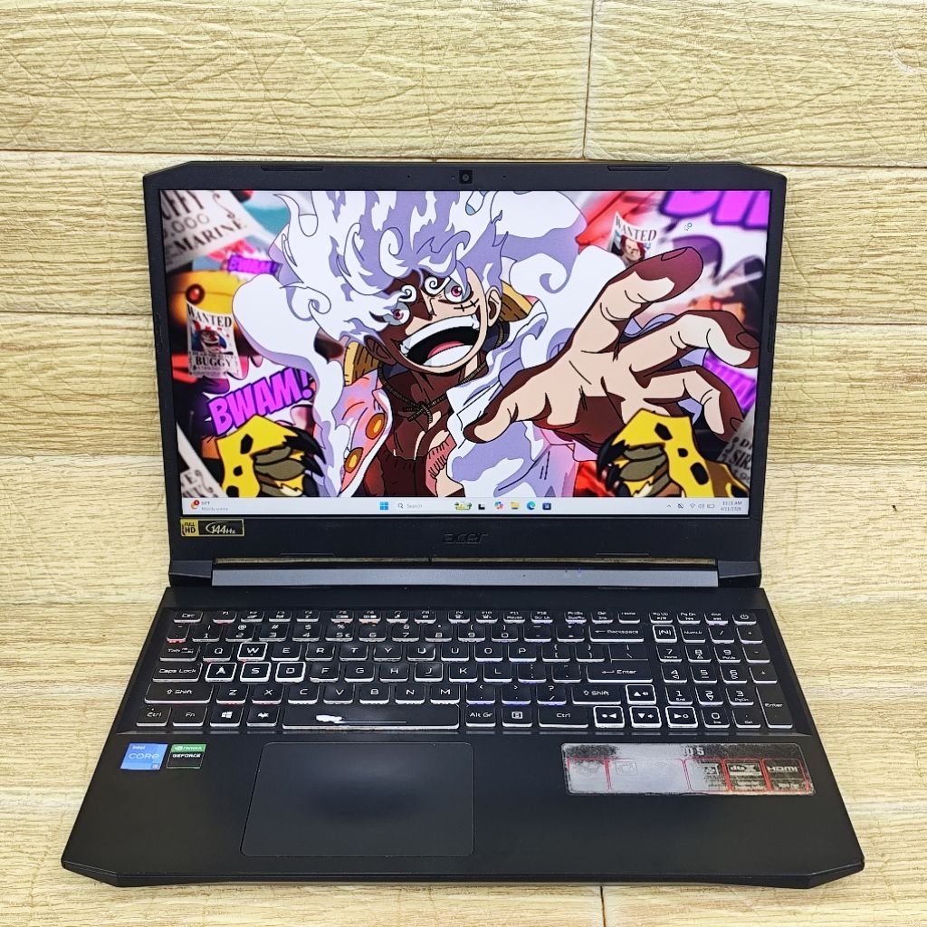 Laptop 2nd ACER NITRO 5 AN515-57 GM Core I5-11400H RAM 8GB SSD 512GB RTX 3050