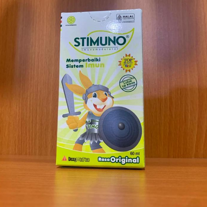 Stimuno Sirup Original 60 ml | Daya Tahan Tubuh Imun Booster Suplemen Herbal Alami Multivitamin Anak