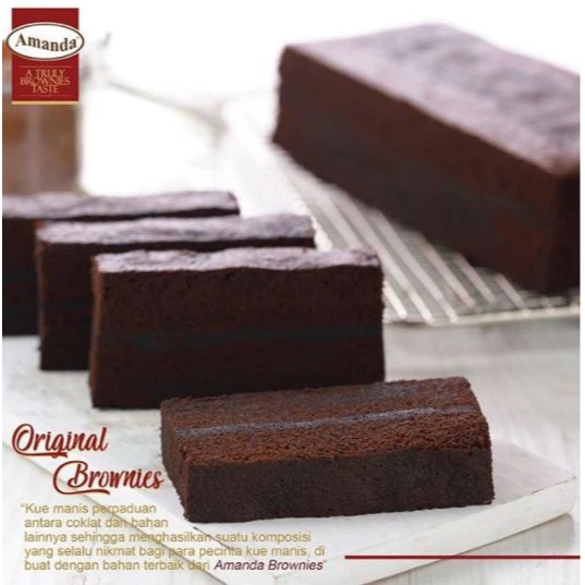 Amanda  Brownies Original oleh oleh bandung Amanda - Brownies Original