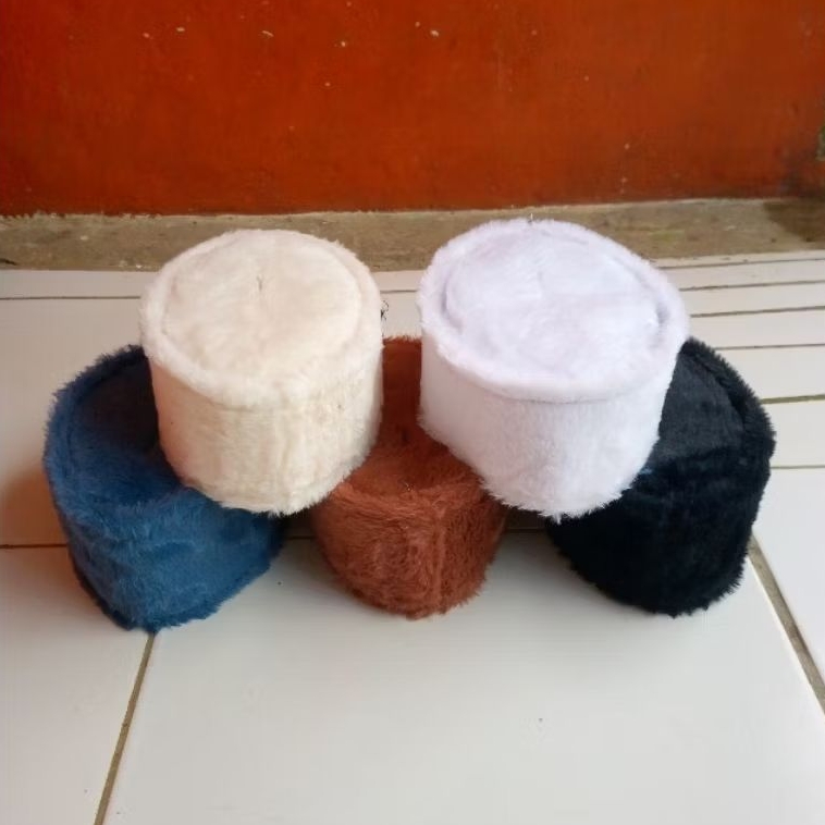 Peci Songkok Bulu Rusia Terbaru / Kopiah Songkok / Peci Bulu