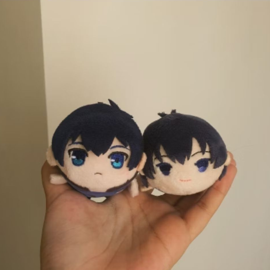 Blue Lock Mochimochi Mascot & Gororin Plush Doll Keychain Bagcharm Official Merchandise - Isagi Yoic