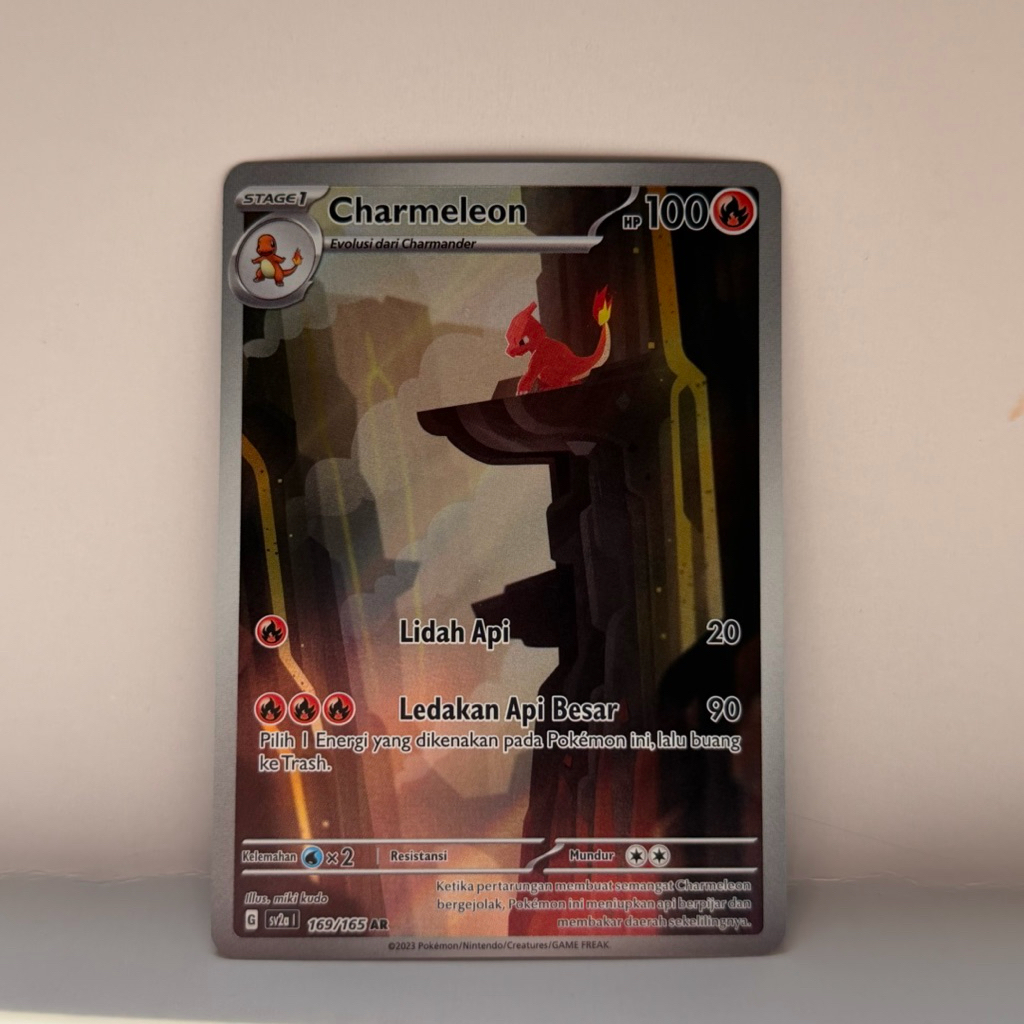 CHARMELEON AR 151 POKEMON TCG INDONESIA