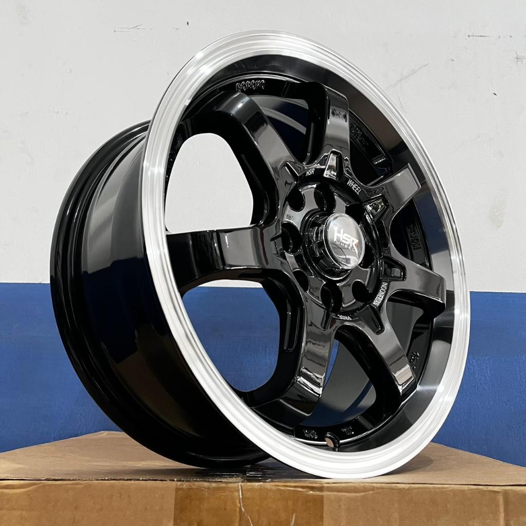 Pelek Racing JDM R15 HSR BOROKO TJH Baut 4 Velg Mobil Avanza Livina Mobilio Swift Ignis DLL