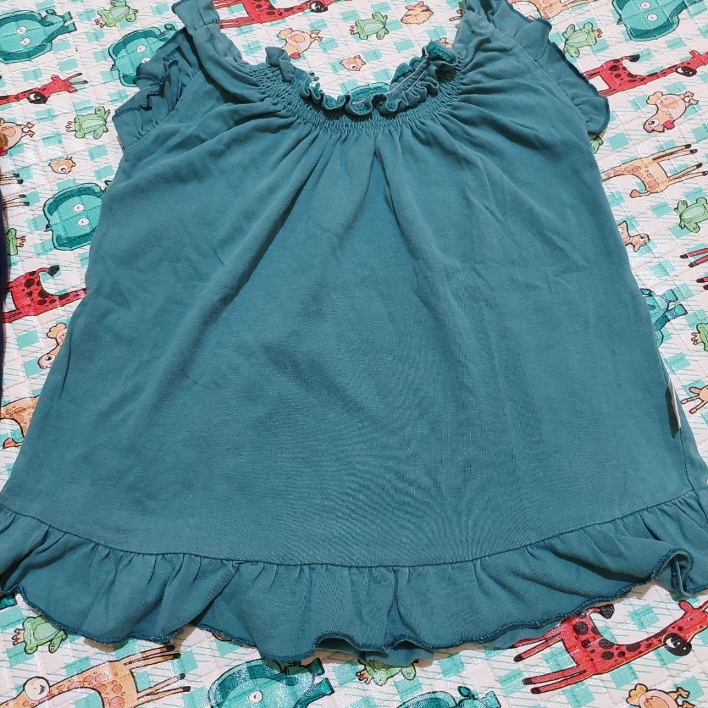 Baju Atasan anak perempuan model rempel blouse anak perempuan (preloved)