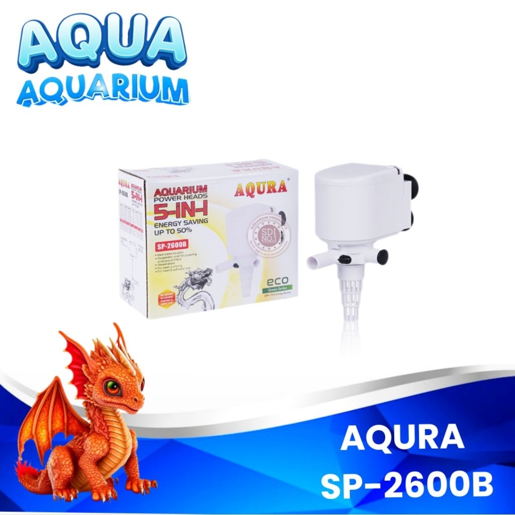 POMPA CELUP AQUARIUM AQURA SP 2600B POWER HEAD 2600