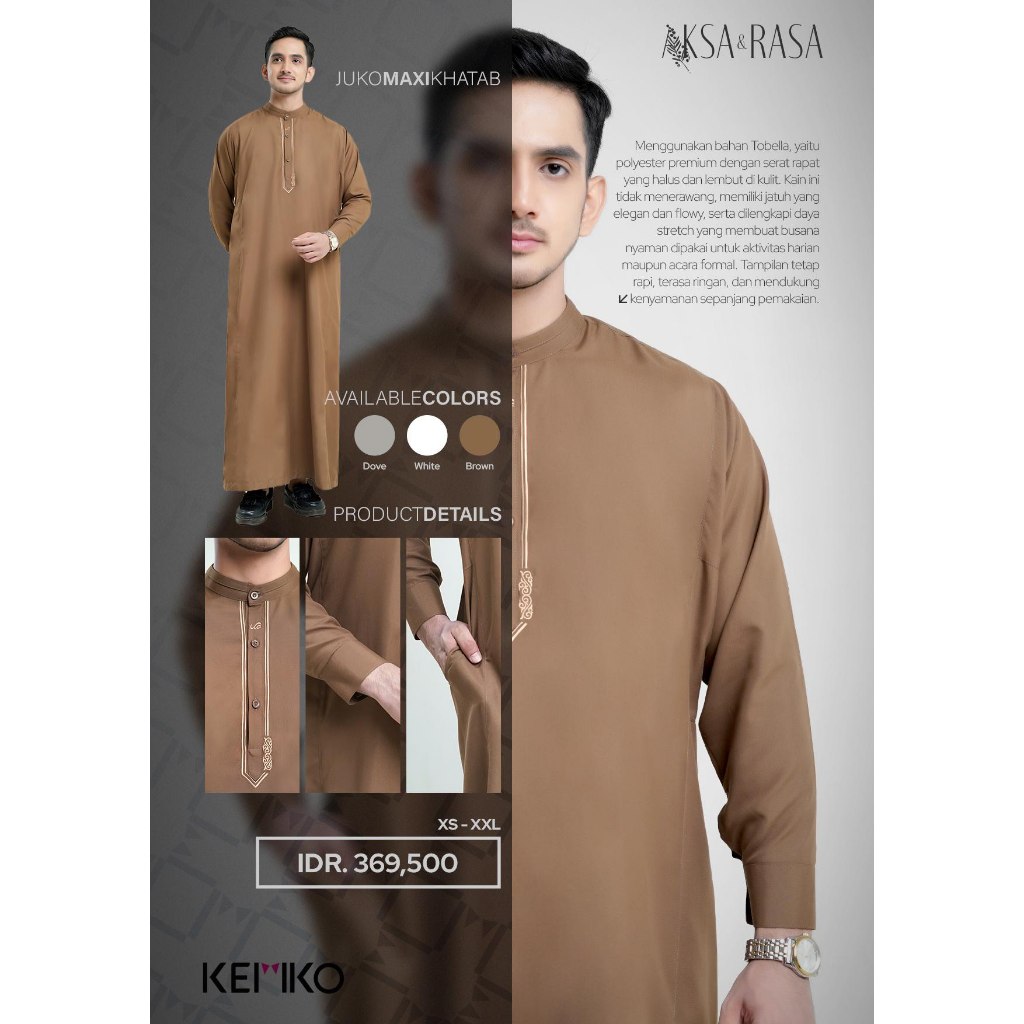 Rabbani - Jubah Koko Lengan Panjang