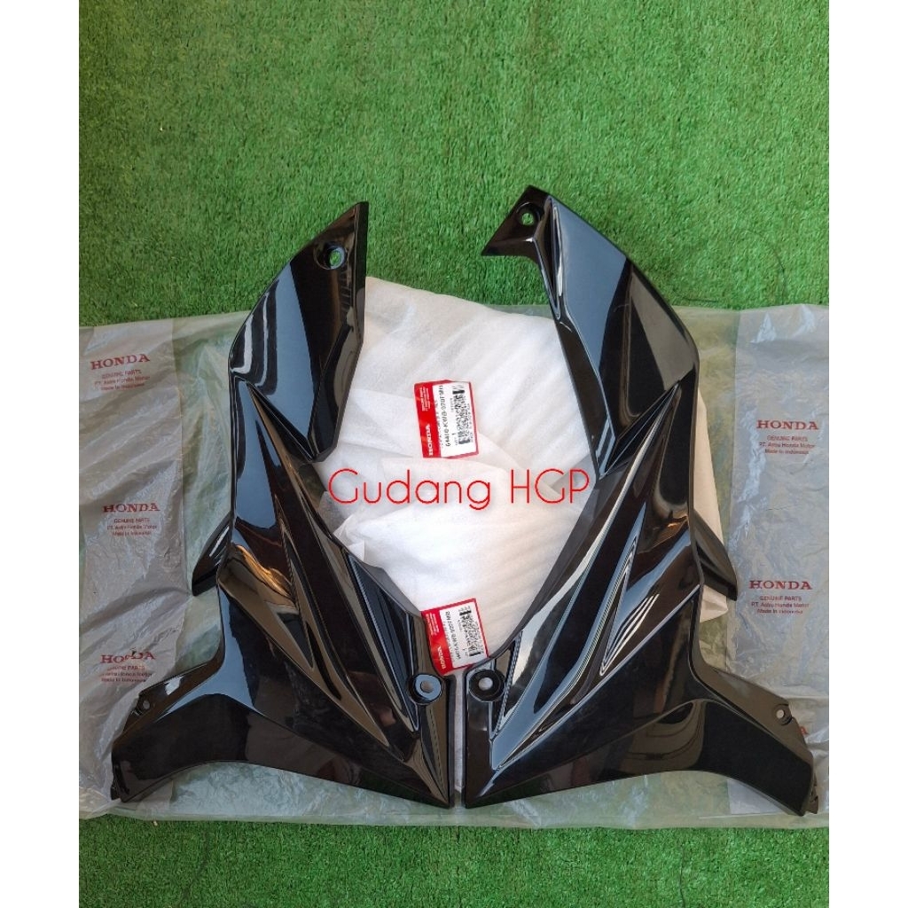 Cover L & R Lower Set Black Cover Sayap Bawah Kanan Kiri Hitam Blade Karbu 64460 64470-KWB-920FMB Or