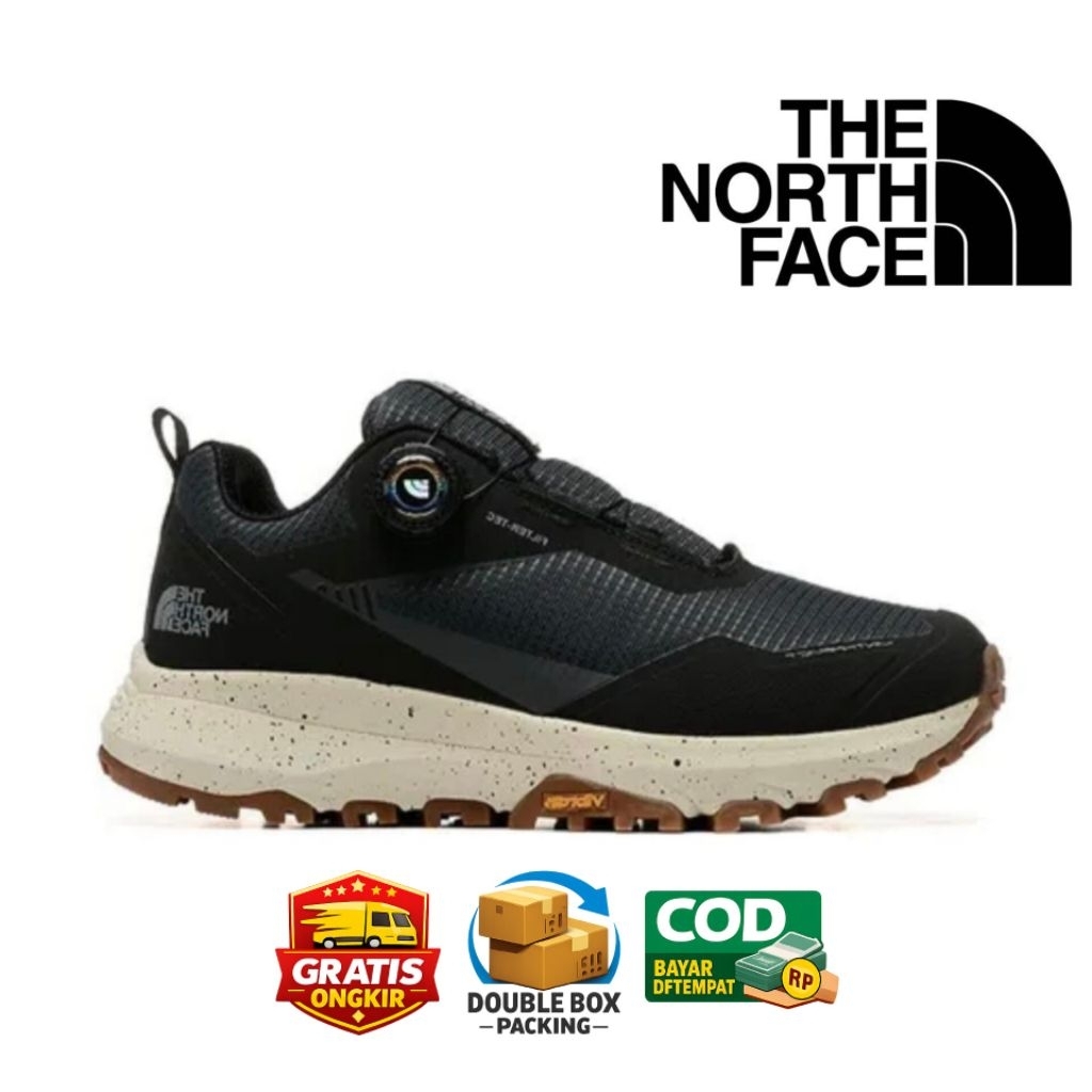 Sepatu Trail Running The Nort Face Ultra Fastpack 3 GTX Black/Gum