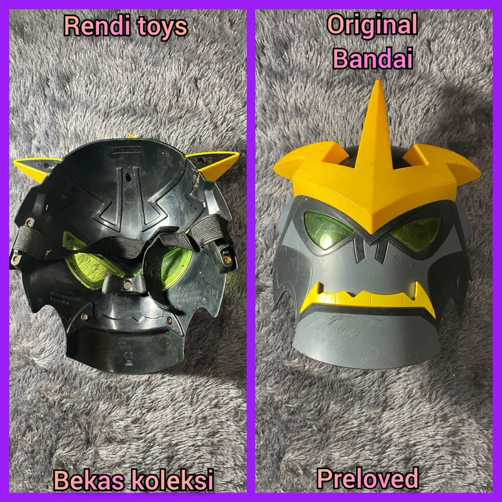 Ben 10 Omniverse Shocksquatch Alien Mask Original Bandai | Rendi Toys | Bekas Koleksi