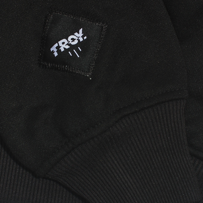 Troy Company Half Zip Up Turtleneck Sweater Black Sensless - Half Zipper Pria Hitam HZ 3088