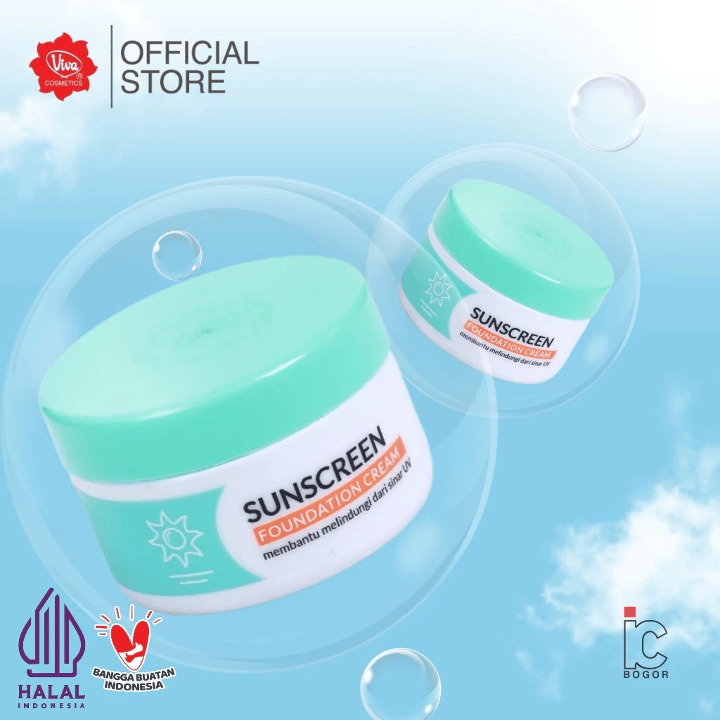 Viva Sunscreen Foundation - Tabir surya melindungi kulit dari sinar matahari