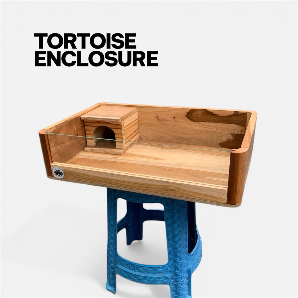 Torto Table ukuran 60x40x15 CM untuk Reptile, Kura-kura darat, sulcata, indian star, aldabra, dll