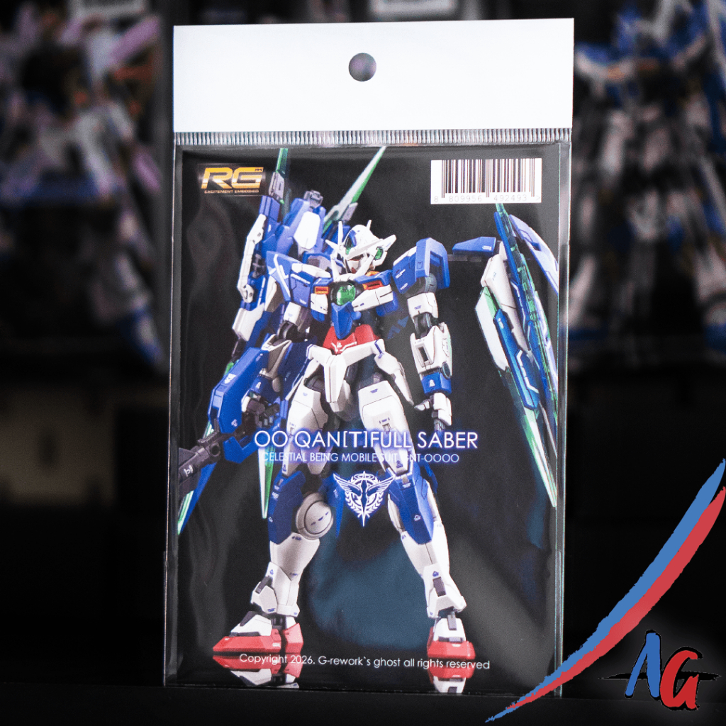 G-Rework RG Gundam 00 QanT Quanta Full Saber Water Slide Decal Sticker