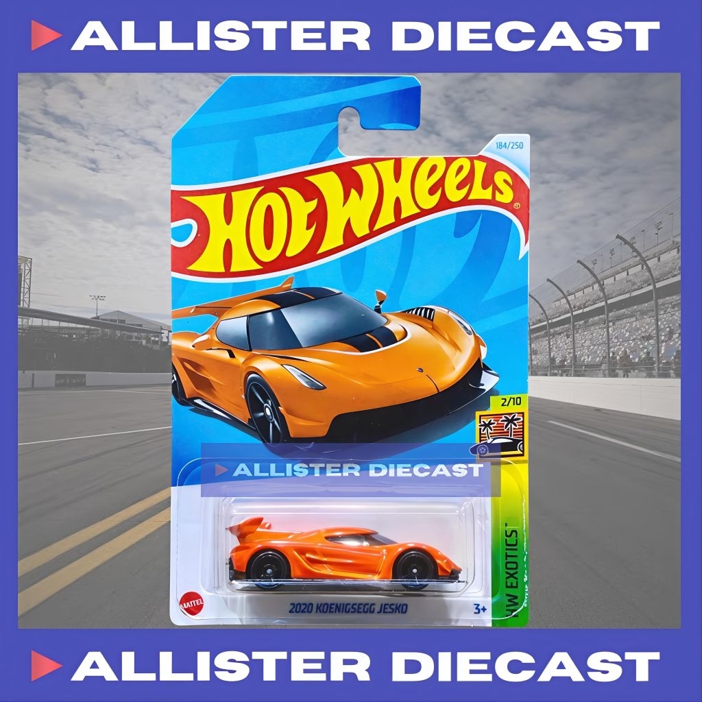 Hot Wheels 2020 Koenigsegg Jesko Orange Hotwheels Koenigsegg Jesko Orange HW Exotics