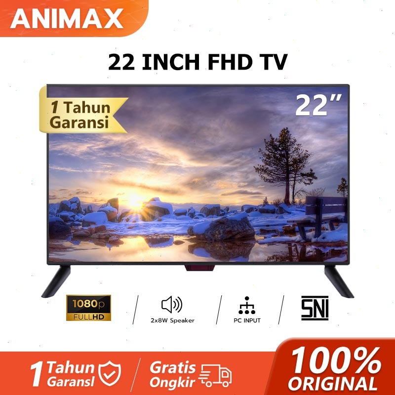 Promo Animax TV LED TV Digital 21 inch 22 inch 24 inch 25 inch TV LED Digital FHD Televisi LED
