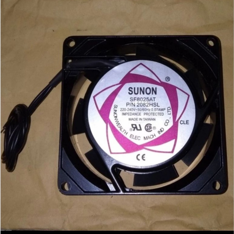 Kipas ac 8cm 220v fan ac 8 cm 220V merek Sunon
