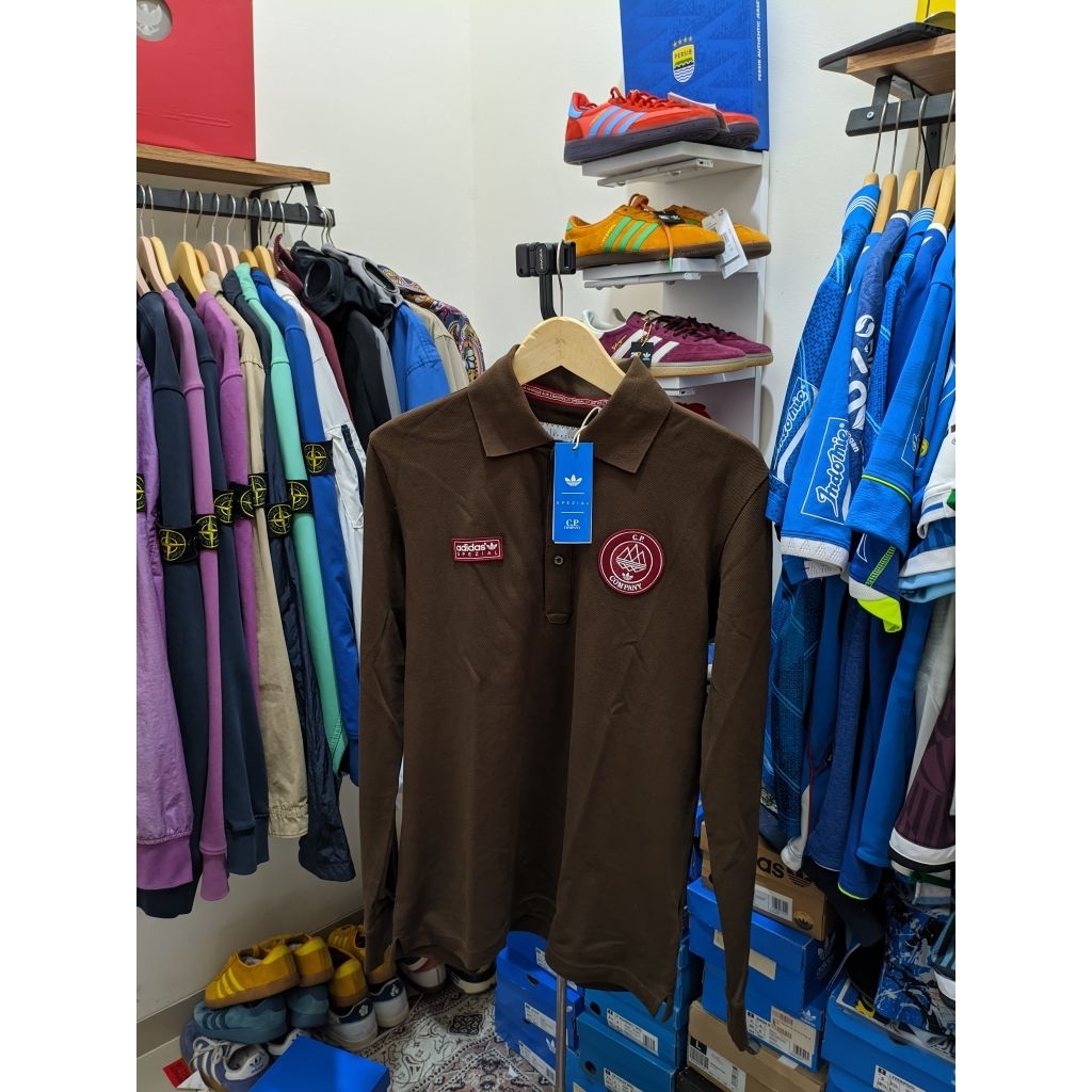 Adidas Originals x CP COMPANY SPZL Polo Shirt Classic Retro Spezial Logo