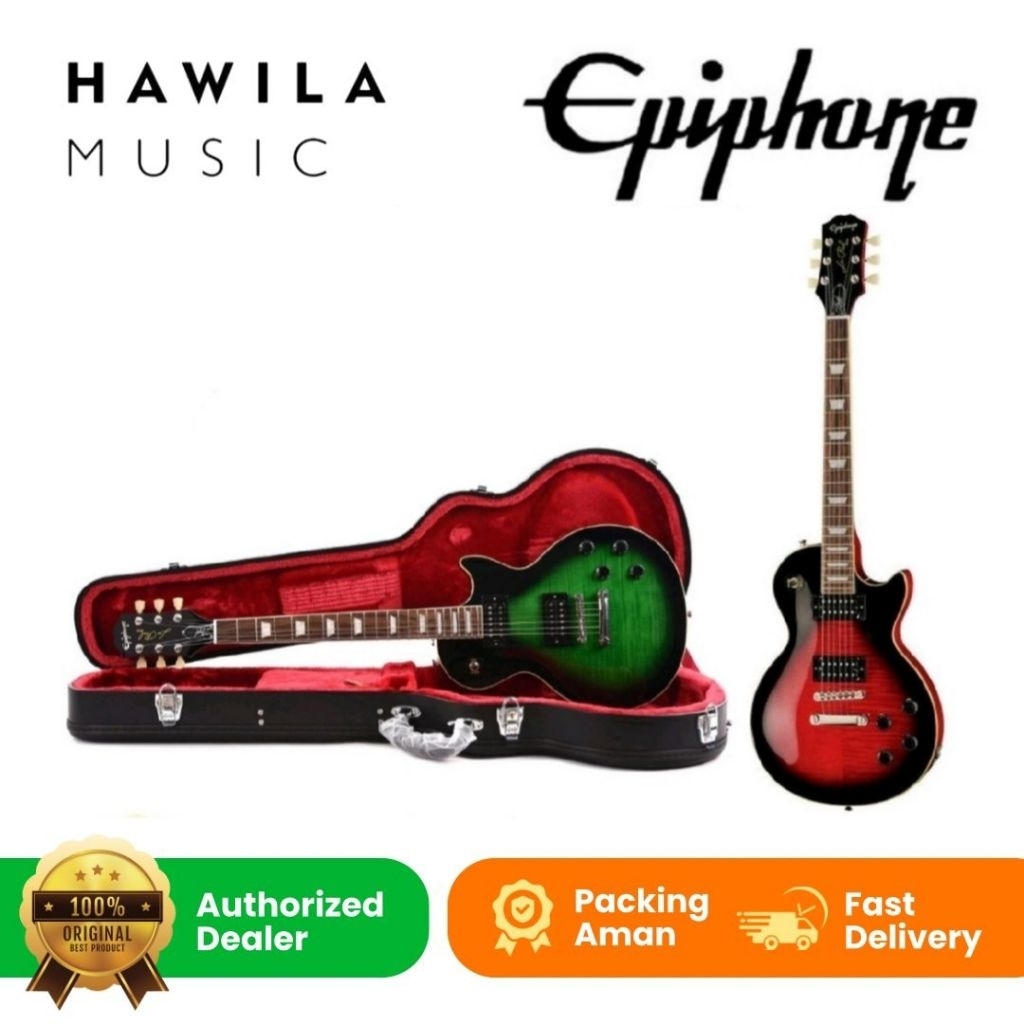 Gitar Elektrik Epiphone Les Paul Slash Collection Anaconda Burst , Metallic Gold , Vermillion Burst