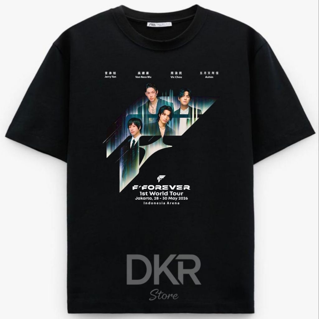KAOS KONSER F4 TSHIRT F4 FOREVER KONSER 2026