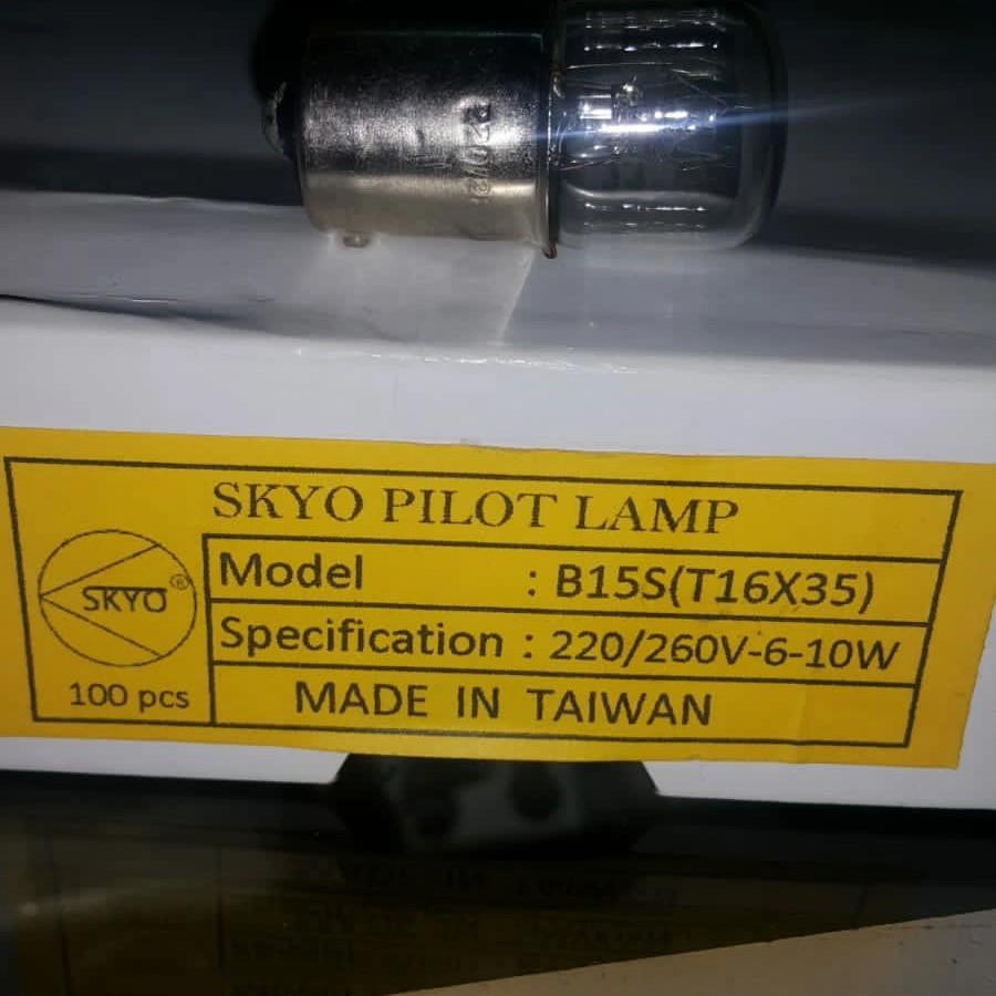 lampu bayonet model pijar B15 220V 6-10W / lampu bayonet 220v/260v 6-10 watt