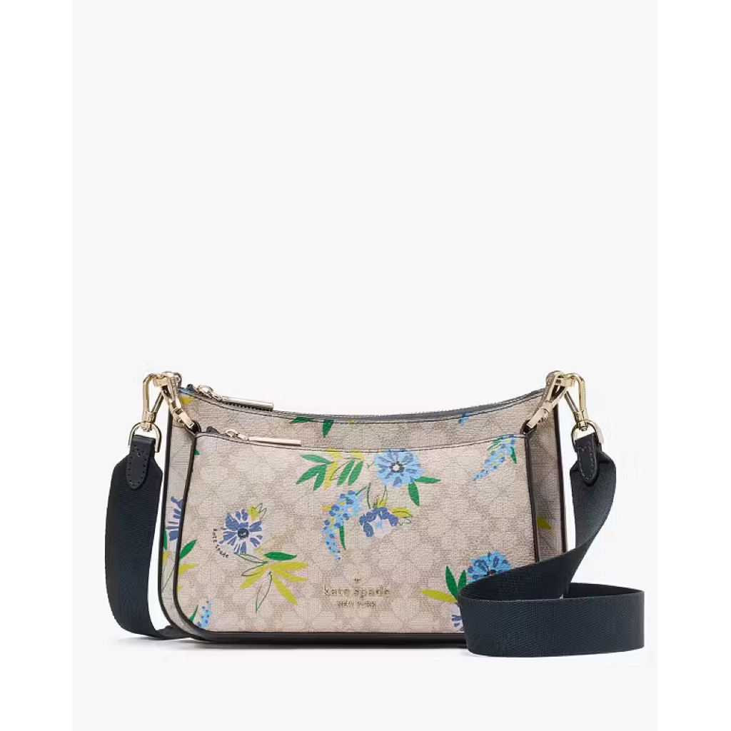 Duet crossbody bag kate spade azure blue