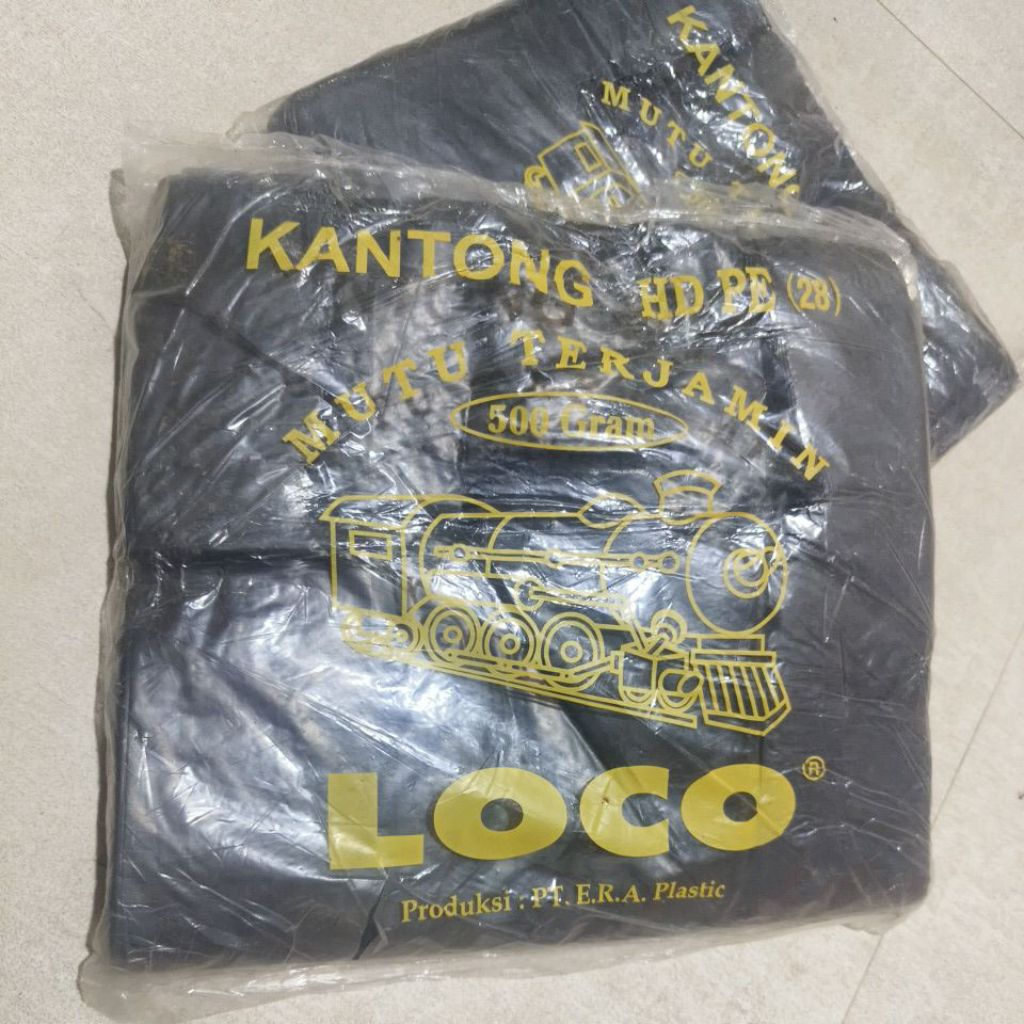 LOCO-Kantong Kresek Hitam 28 (500gr)