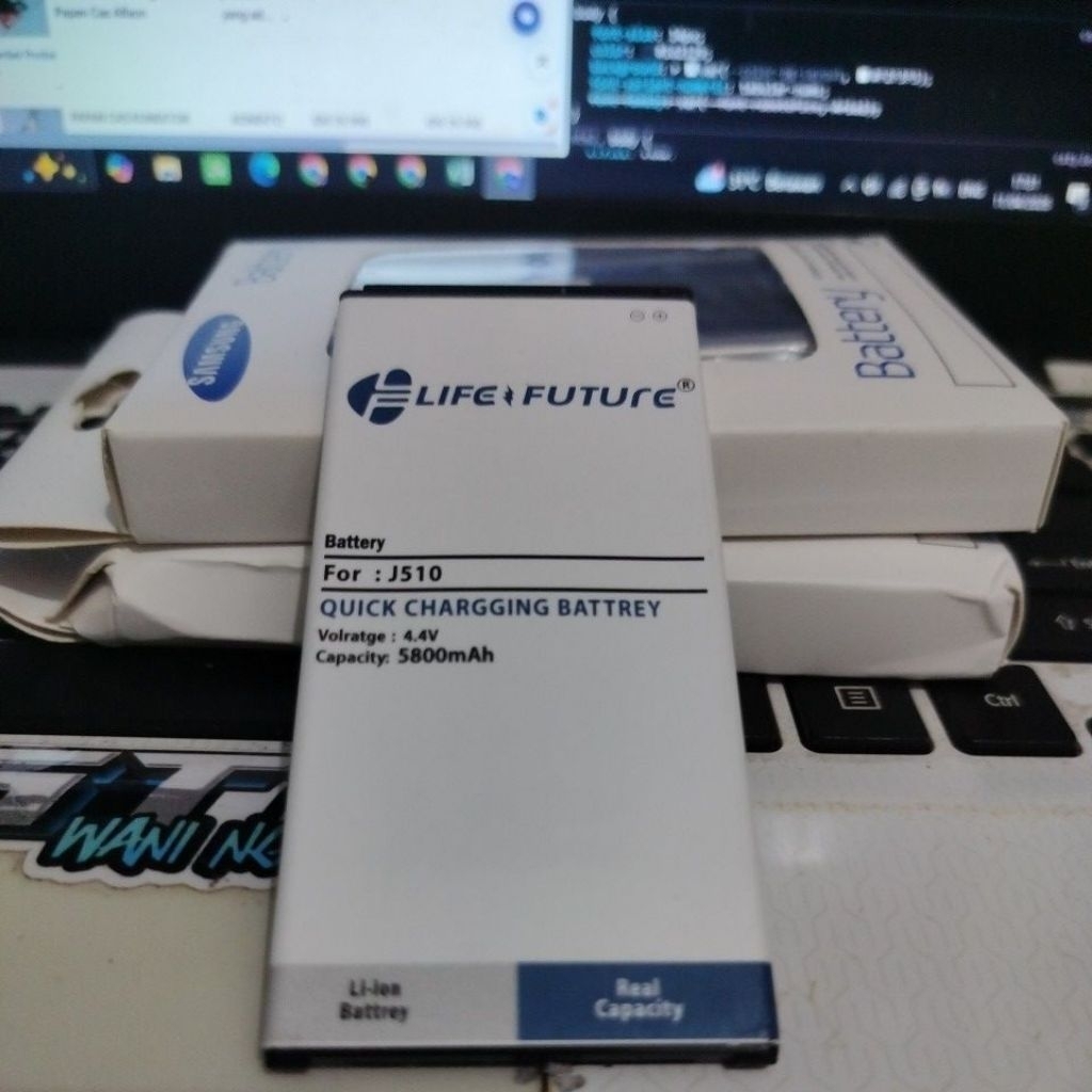 Batre Baterai Samsung J5 2016 J510 Life Future Doblepower