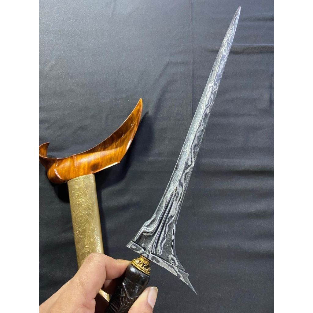 NEGO BEBAS keris JST sepoh ( jalak sangu tumpeng ) pamor brama watu estimasi koso madura panjang bil